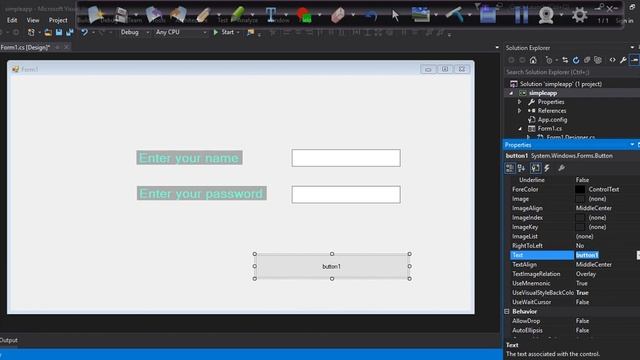 Simple windows application in dot net c# смотреть онлайн