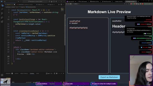 #100Devs - Let's Build a Markdown Preview Tool! (React, Typescript, Vite, Marked) смотреть онлайн
