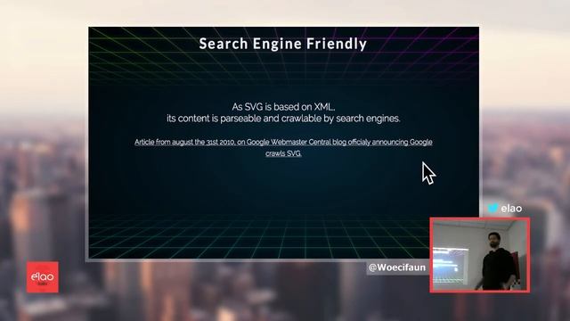 Elao Talk - SVG: The Best of Both Worlds, par Julien Baron смотреть онлайн