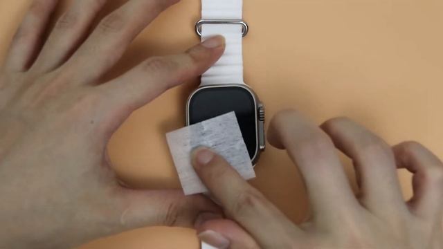 Apple Watch Ultra Screen Protector 49mm Tempered Glass Installation Video смотреть онлайн