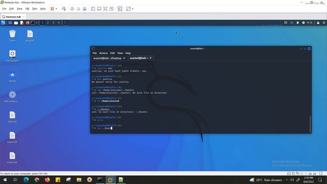 how to Examine the .bashrc default file in kali linux смотреть онлайн