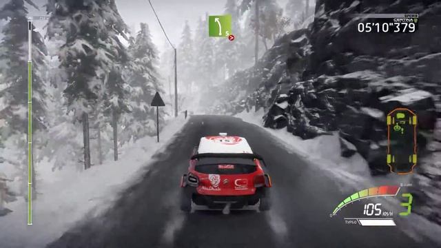 WRC 7 какой русский не любит разбить французскую тачку???!!! смотреть онлайн