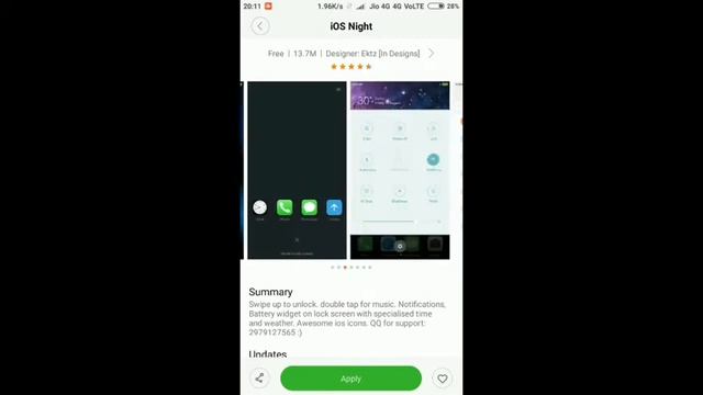 Install IOS Theme in Xiaomi phone 📱 by Abhishek logic смотреть онлайн