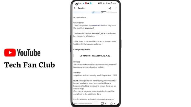 Realme New update November 2022 | Realme UI 3.0 Android 12 | Realme UI 4.0 Android 13 stable update смотреть онлайн