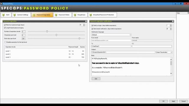 What Specops Password Policy Looks Like