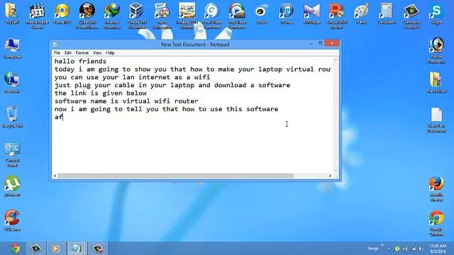 How to make your laptop Virtual wifi router смотреть онлайн