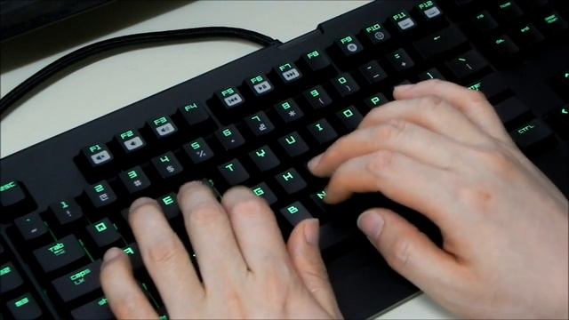 Razer BlackWidow Ultimate 2013 KeyTyping Noise смотреть онлайн