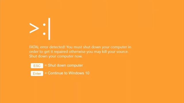 Windows 10 Kill Screen But I Need To See смотреть онлайн