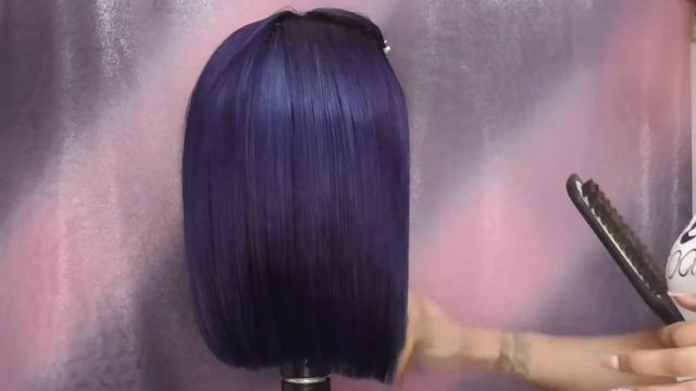 How To Watercolor 613 to Indigo + Bob Cut & Detailed Install | Volys Virgo Hair AliExpress | Adore смотреть онлайн