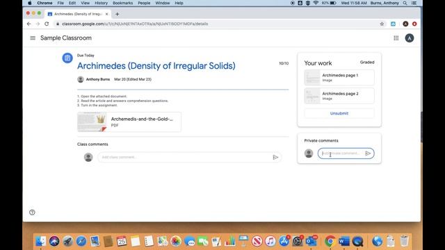 Part II: Navigating Google Classroom (Computer Browser) смотреть онлайн