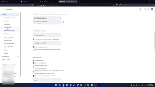 How to Enable Desktop Notifications in Google Calendar (Customize Your Google Calendar Notification смотреть онлайн