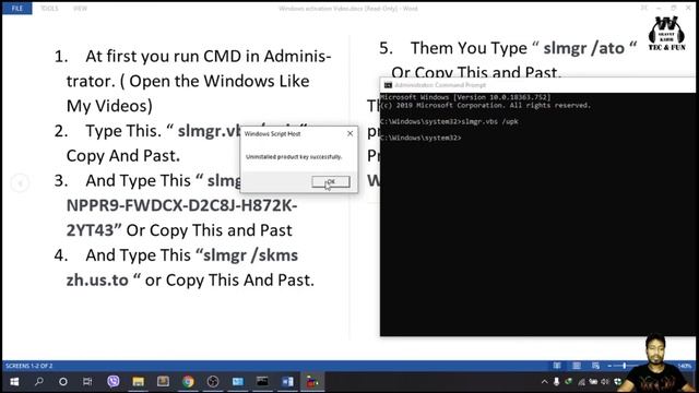 How to activation windows 10| কি ভাবে উইন্ডোজ-১০ ফুল ভার্সন করবো| смотреть онлайн