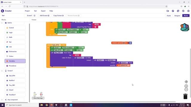 When Button Clicked Disable The Button For 24 hours | Daily Check In | Kodular смотреть онлайн