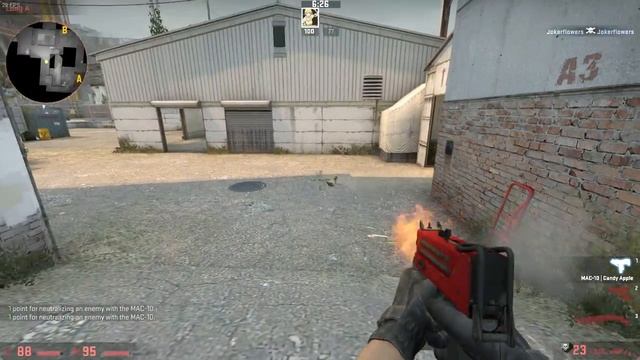 CSGO 1v1 MAC-10 vs. MP9 смотреть онлайн