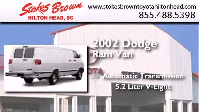 2002 Dodge Ram Van Bluffton SC 29910 смотреть онлайн