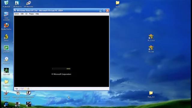 Windows Vista Lite on VPC2004 смотреть онлайн