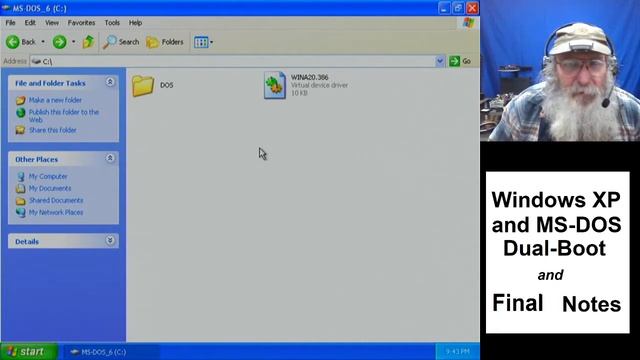 Windows XP and MS-DOS 6.2x Dual-Boot - Final Notes! смотреть онлайн