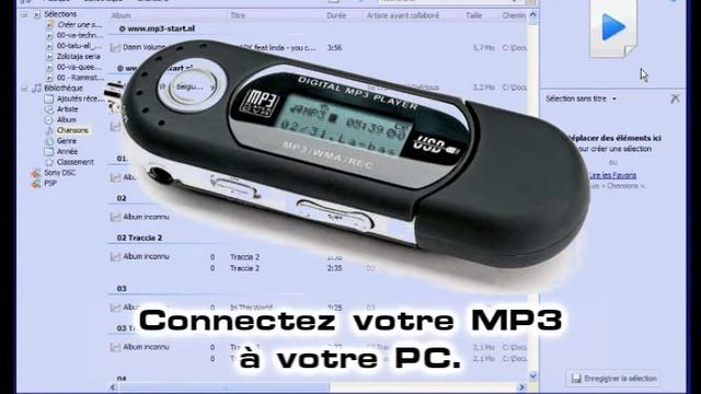 TUTORIAL Comment mettre de la musique dans son MP3 ou Ipod смотреть онлайн