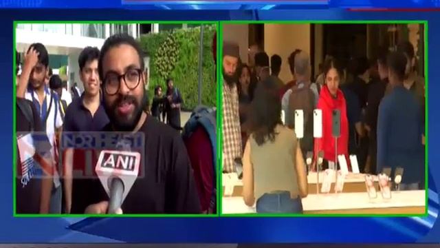 Iphone 15 craze: Long queues at India's first apple store смотреть онлайн