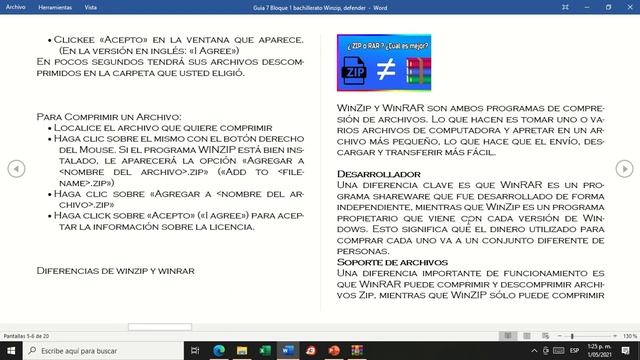 Guia 7 Bachillerato, Tema Winzip, Windows defender, Profesor Sergio Pocasangre смотреть онлайн