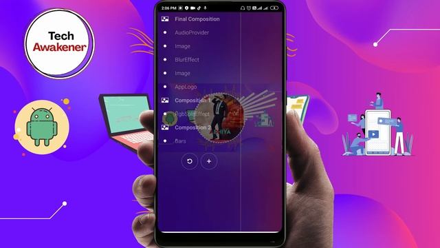 How to make audio spectrum video on android / iPhone | Create Full Screen Whatsapp status смотреть онлайн