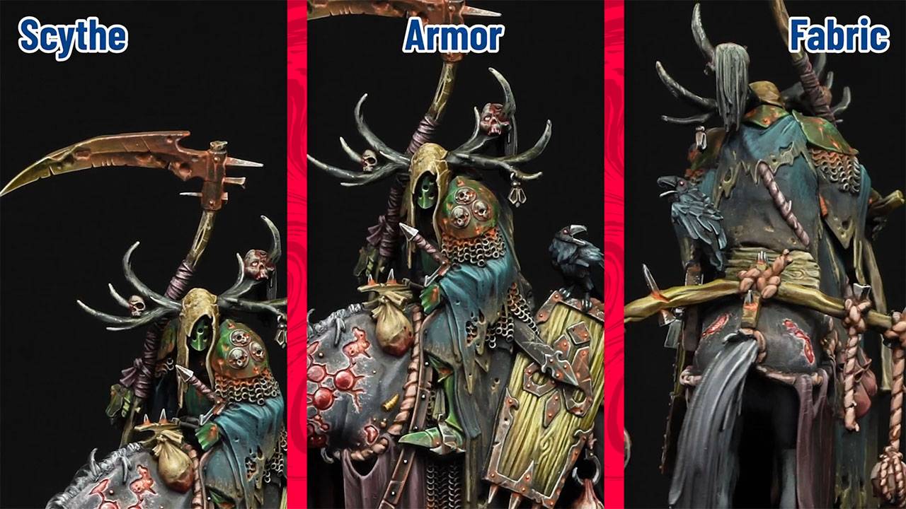 How to paint ARMOR, SCYTHE & FABRIC using Xpress Color and Game Color _ MASTERCLASS смотреть онлайн