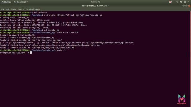 CARA MEMBUAT HOTSPOT DI UBUNTU MENGGUNAKAN TERMINAL | 100% WORK! смотреть онлайн