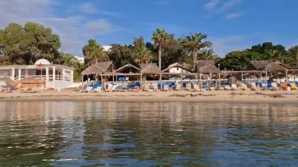 Хаммамет Октябрь.Пляж отеля Sol Azur. Прогулка по местным улочкам.Ужин в Отеле Sol Azur