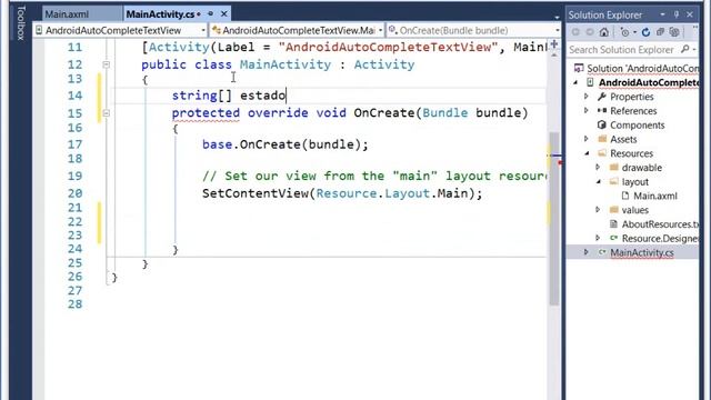 Xamarin Android - Usando o controle AutoCompleteTextView смотреть онлайн