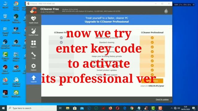 ccleaner profesional + License key смотреть онлайн