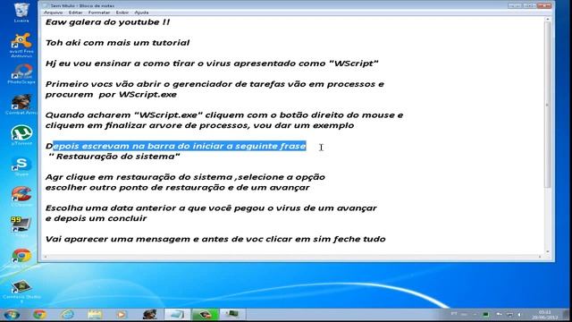 Como retirar o vírus wscript.exe Funcional 2017 смотреть онлайн