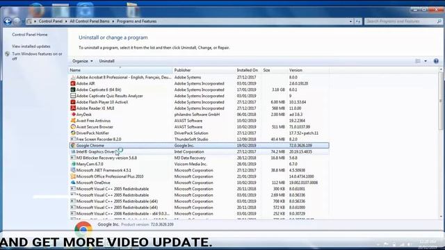 UNINSTALL ANY APP IN WINDOWS 7 смотреть онлайн