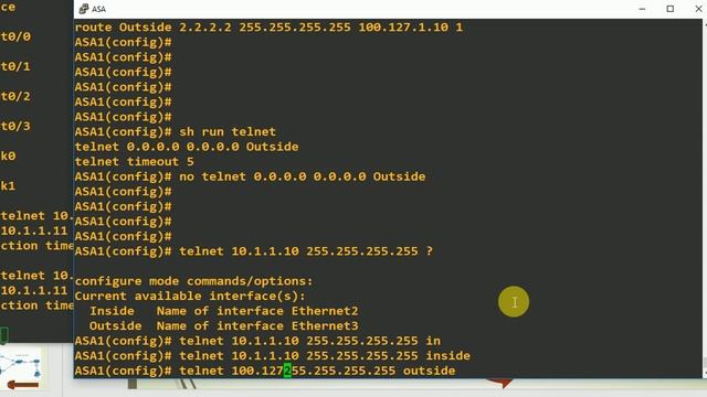 Cisco ASA remote management | SSH | Telnet configuration смотреть онлайн