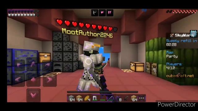 Skywars using Wemmbu's //NightRider PvP Texture pack смотреть онлайн
