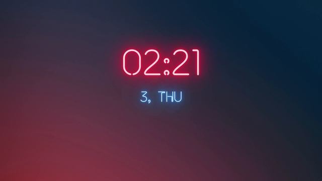 Wallpaper Engine – Neon Clock смотреть онлайн
