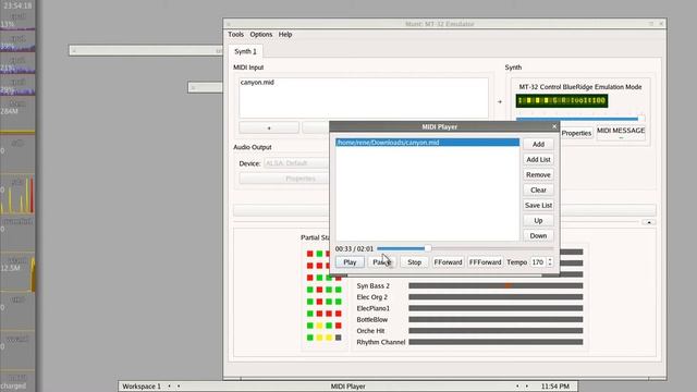 Linux Roland MT-32 & General MIDI emulation, Monkey Island, Canyon, Passport смотреть онлайн