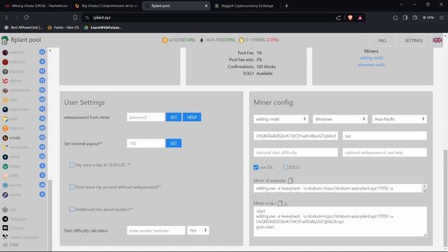 How to mine ursula coin on windows ! смотреть онлайн