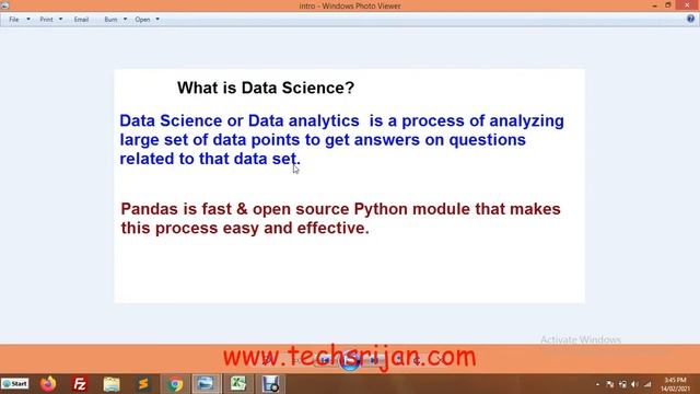 What is Data Science | What is Pandas and Why We use Pandas | Introduction & Installation in HINDI смотреть онлайн