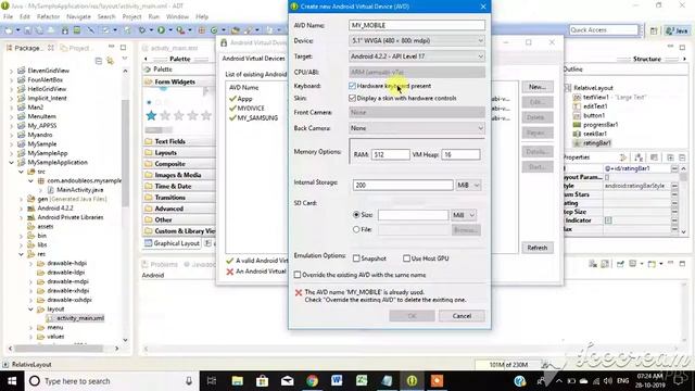 How to Create AVD using Eclipse смотреть онлайн