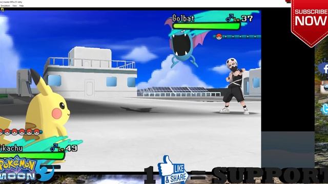 New 3DS Emulator Citra and Pokemon Sun and Moon Gameplay Test[SOUND LAG FIX] смотреть онлайн