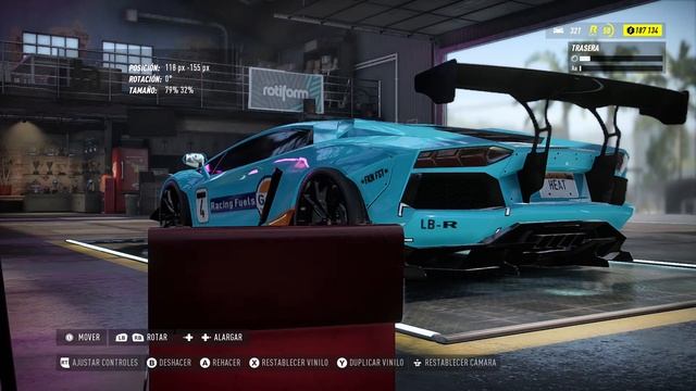 NFS HEAT | LAMBORGHINI AVENTADOR 💀 CUSTOM Gulf Liberty Walks Edition - Need For Speed смотреть онлайн