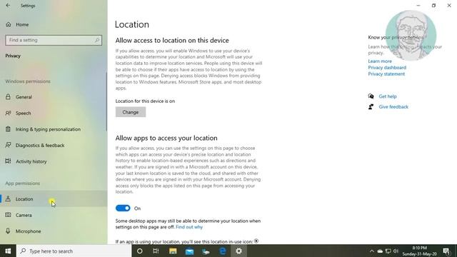 How to Disable Tracking Location in Windows 10 [Tutorial] смотреть онлайн