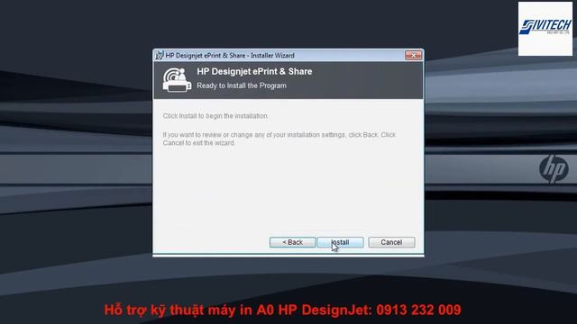 Hướng dẫn cài đặt HP Designjet ePrint & Share смотреть онлайн