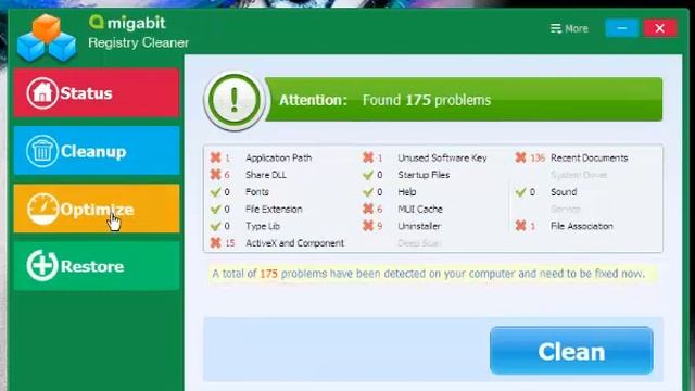 Safely scan, repair and optimaze your registry with Amigabit Registry Cleaner смотреть онлайн