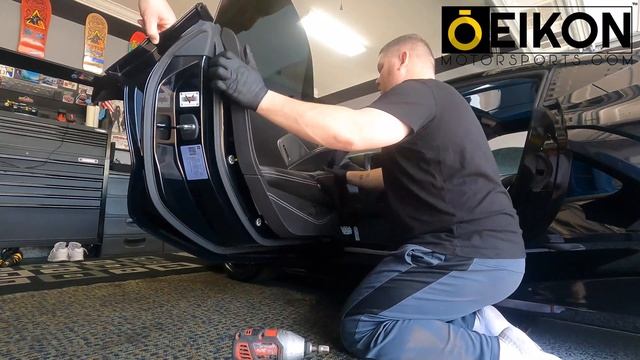 C8 Corvette Lambo Door Installation | Las Vegas | Eikon Motorsports смотреть онлайн