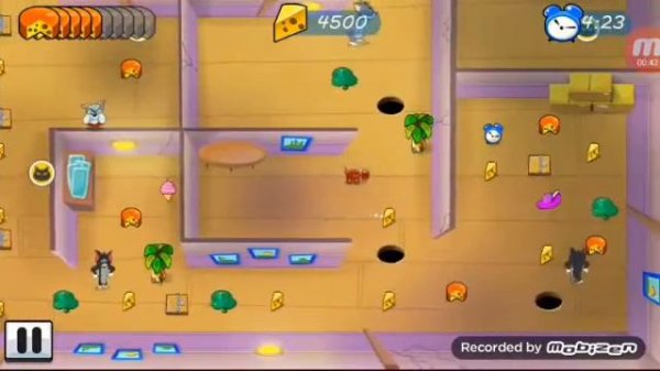 Android game Tom and Jerry :mouse maze level 7 first floor B 6~10