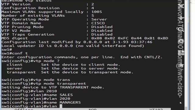 03 Configuring extended VLANs on Catalyst Switches - CCNA смотреть онлайн