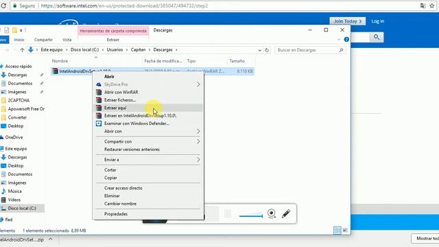 Instalación de drivers Intel 1.10.0 para dispositivos Android (Tablets TR10RS1/TR10CS1) смотреть онлайн
