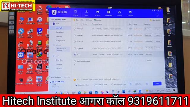 HOW TO FLASH IPHONE XS MAX in Hindi | iPhone Hard Reset with 3U TOOLS | #iPhonerepairingcourse смотреть онлайн