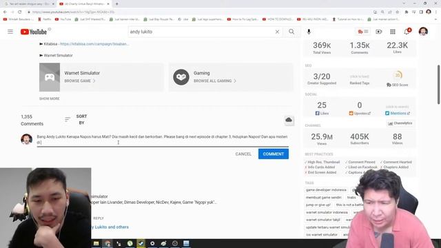 Reaksi TEORI MENGHIDUPKAN NAPOS Di WARNET SIMULATOR (Warnet Life) смотреть онлайн